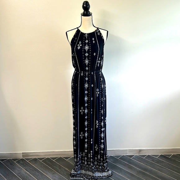 Skies Are Blue | Dresses | Skies Are Blue Dress Juliana Maxi Dress Stitch  Fix Large Stretch | Poshmark